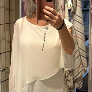 Haute Hippie Cream Blouse